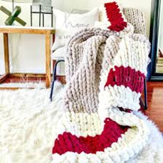 Make a chunky blanket!